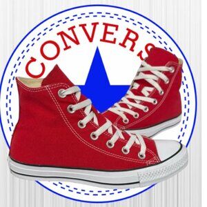 Converse Chuck Taylor All Star Red White High-Top Sneakers Shoes #M9621 M-6 W-8